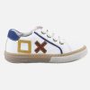 Boys Lunella | Lunella - Loulou Lace Blanc Multi Lace-Up Shoes On Labotte