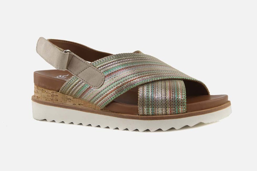 Women Ara | Ara - Elona Sandy Sandals On Labotte