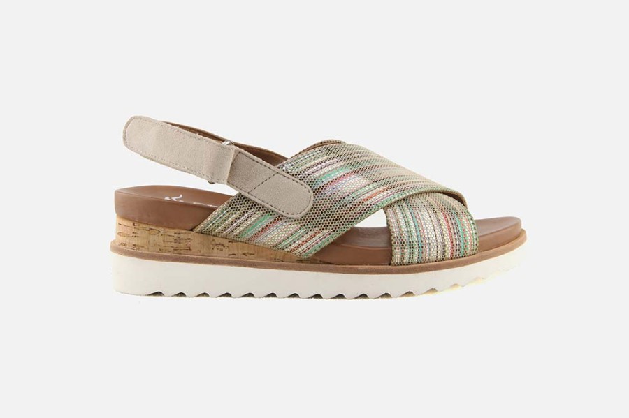 Women Ara | Ara - Elona Sandy Sandals On Labotte
