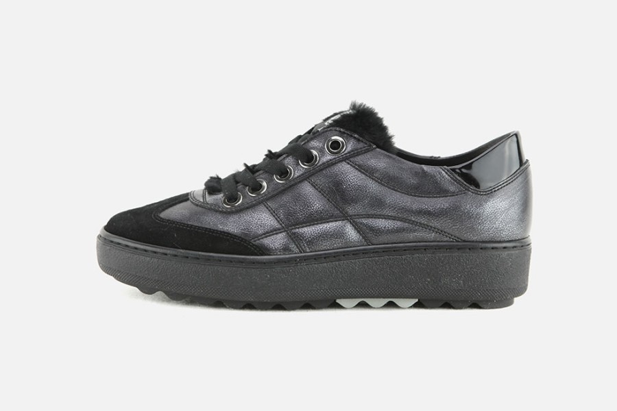 Women DLSport | Dlsport - Decor Noir Sneakers On Labotte