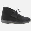 Women Clarks | Clarks - Desert Boot Black Suede W Lace-Up Boots On Labotte