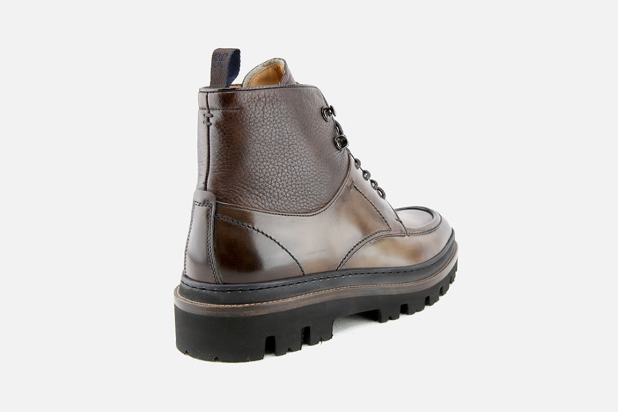 Men Fabi | Fabi - Field Brown Lace-Up Boots On Labotte
