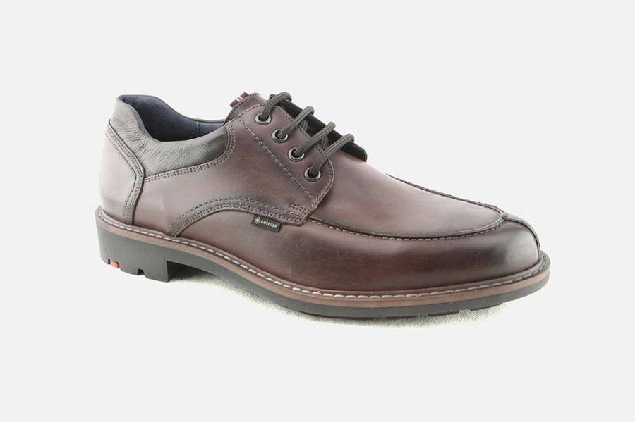 Men LLOYD | Lloyd - Vadim Dark Brown Gtx Derbies On Labotte