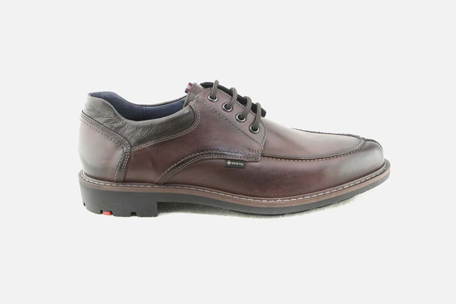 Men LLOYD | Lloyd - Vadim Dark Brown Gtx Derbies On Labotte