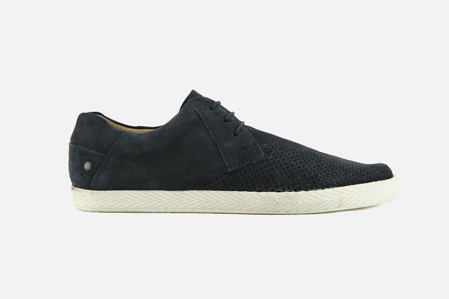 Men Base London | Base London - Keel Navy Sneakers On Labotte