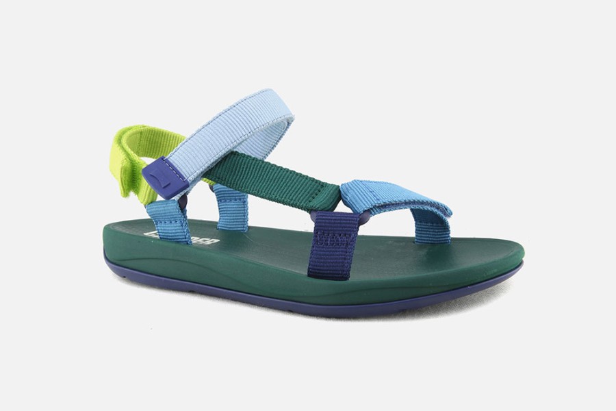 Women Camper | Camper - Match Sandale Vert Multi Sandals On Labotte