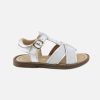 Girls Romagnoli | Romagnoli - Apolline Silver Glitter Sandals On Labotte