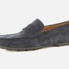 Men Geox | Geox - Kosmopolis Navy Man Loafers On Labotte