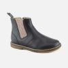 Girls Pom d'Api | Pom D'Api - City Jodzip Marine Ankle Boots On Labotte
