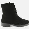 Women Brunate | Brunate - Merinos D Noir Lace-Up Boots On Labotte