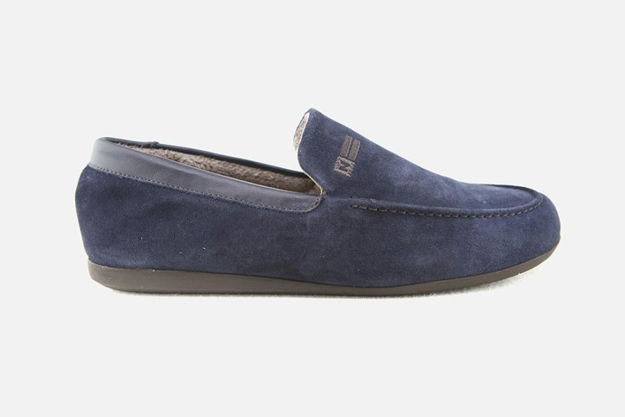 Men Nordikas | Nordikas - Quiz Bleu Low Slippers On Labotte