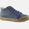Boys Naturino | Naturino - Lorenz Zip Navy Lace-Up Boots On Labotte