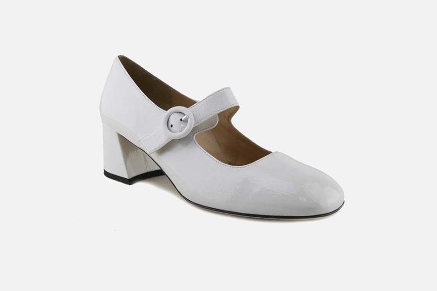 Women Brunate | Brunate - Badia Lack Blanc Pumps On Labotte