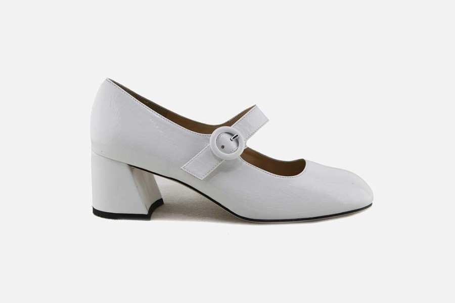 Women Brunate | Brunate - Badia Lack Blanc Pumps On Labotte