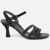 Women Paul Green | Paul Green - Paisa Black Sandals On Labotte