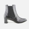 Women Brunate | Brunate - Basilic Lisse Noir Ankle Boots On Labotte