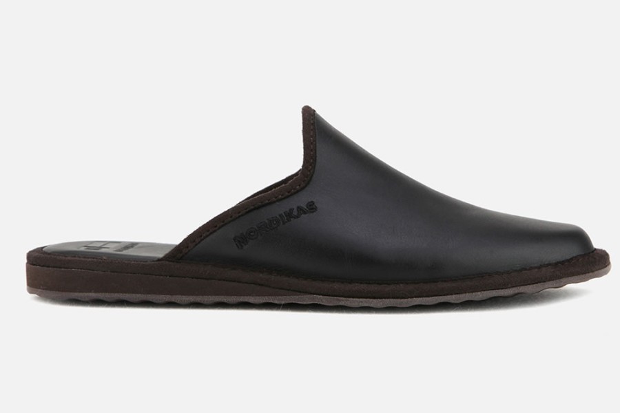 Men Nordikas | Nordikas - Castel Noir Low Slippers On Labotte