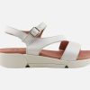 Women Hirica | Hirica - Fanchon Nacre Sandals On Labotte