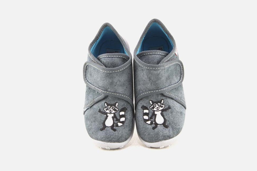 Girls Superfit | Superfit - Raton Laveur Low Slippers On Labotte