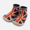 Girls Collégien | Collegien - Union Jack Iconic Slippers-Socks On Labotte