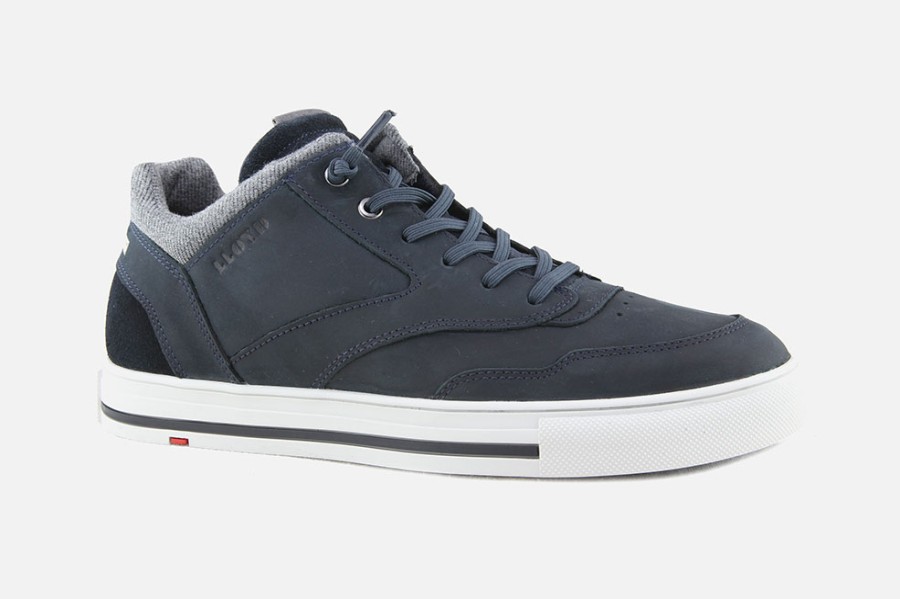 Men LLOYD | Lloyd - Ellison Dark Blue Sneakers On Labotte
