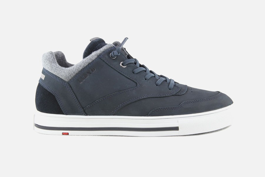 Men LLOYD | Lloyd - Ellison Dark Blue Sneakers On Labotte