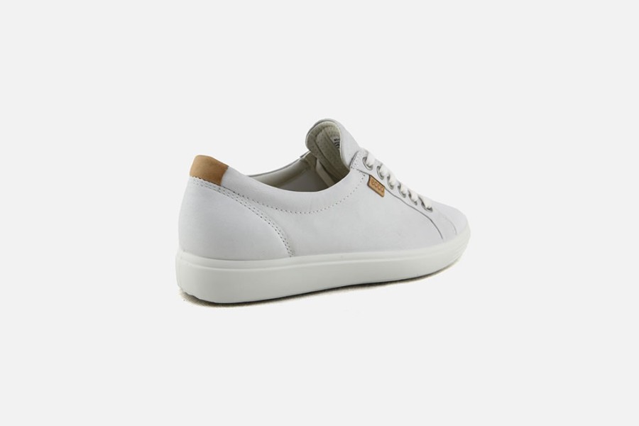 Women Ecco | Ecco - Soft 7 Blanc Sneakers On Labotte