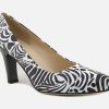 Women Brunate | Brunate - Byzance Noir Et Blanc Pumps On Labotte