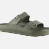 Men Birkenstock | Birkenstock - Arizona Eva Khaki Sandals On Labotte