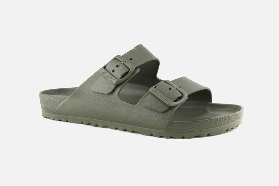 Men Birkenstock | Birkenstock - Arizona Eva Khaki Sandals On Labotte