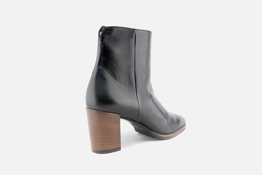Women Le Gazzelle | Le Gazzelle - Lombardia Noir Ankle Boots On Labotte