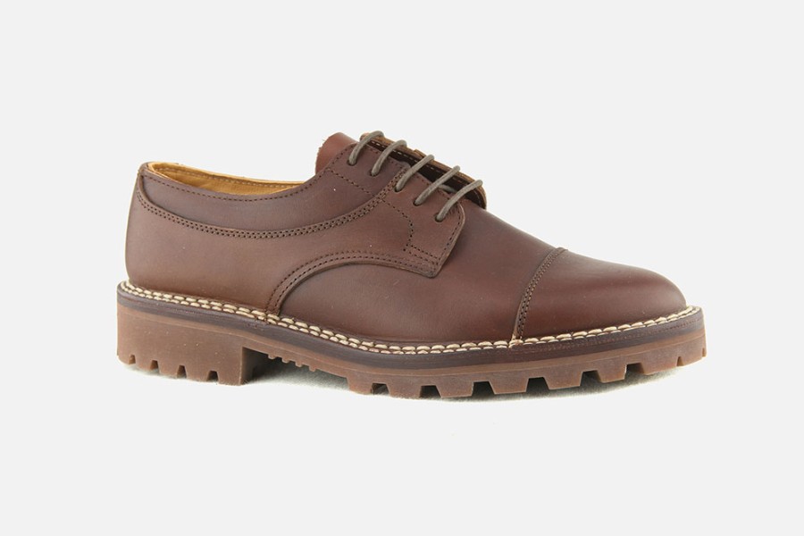 Men Manufacture Bontemps | Manufacture Bontemps - Mbf101 Marron Derbies On Labotte