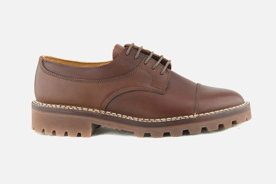 Men Manufacture Bontemps | Manufacture Bontemps - Mbf101 Marron Derbies On Labotte