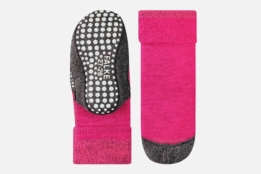 Girls Falke | Falke - Cosyshoes Teens Gloss Pink Slippers-Socks On Labotte