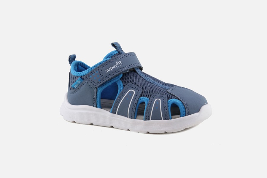 Boys Superfit | Superfit - Casper Bleu Sandals On Labotte