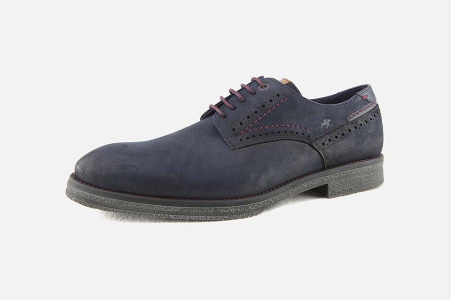Men Fluchos | Fluchos - Allier Daim Bleu Derbies On Labotte