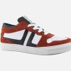 Boys Rondinella | Rondinella - Ferdy Rust Black White Lace-Up Shoes On Labotte