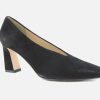 Women Brunate | Brunate - Bagatelle Daim Noir Pumps On Labotte
