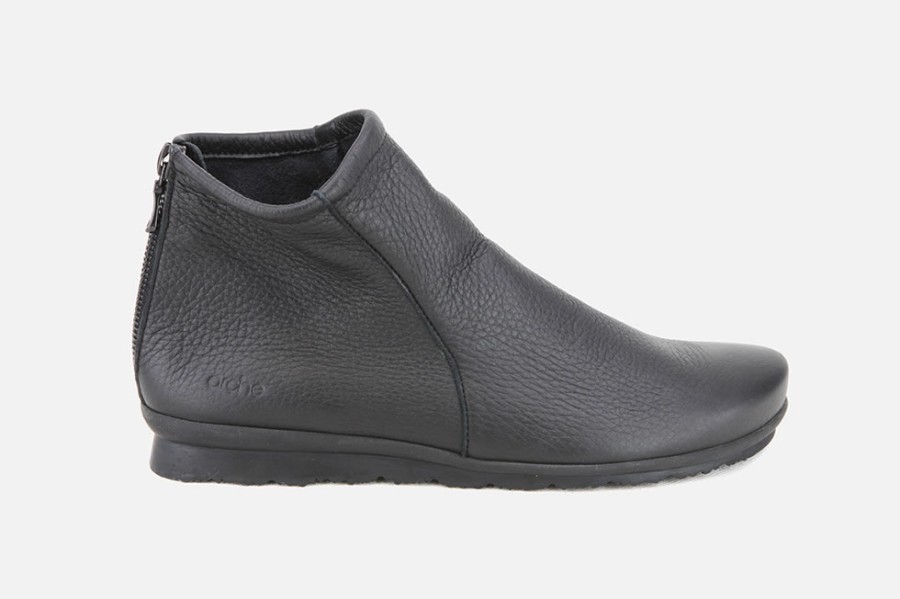 Women Arche | Arche - Baryky Black Ankle Boots On Labotte