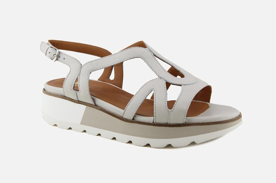 Women Torlasco | Torlasco - Turin Blanc Sandals On Labotte