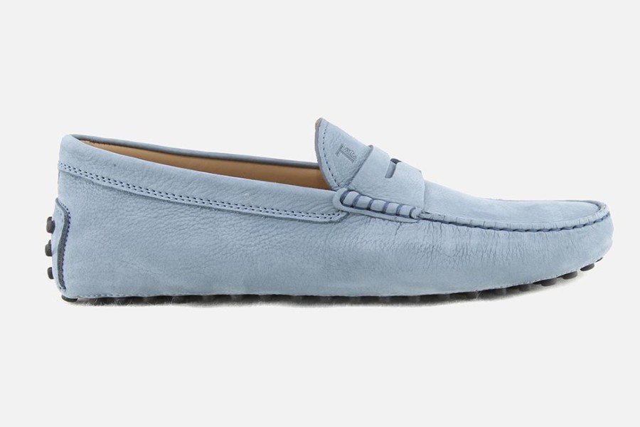 Men Tod's | Tod'S - Gommino Nuovo 64 Azur Loafers On Labotte