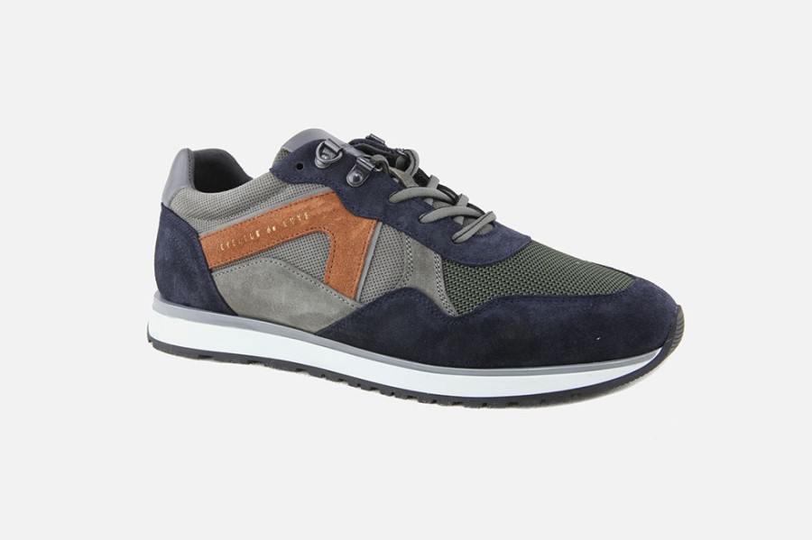 Men Cycleur de Luxe | Cycleur De Luxe - Campy Navy Grey Sneakers On Labotte