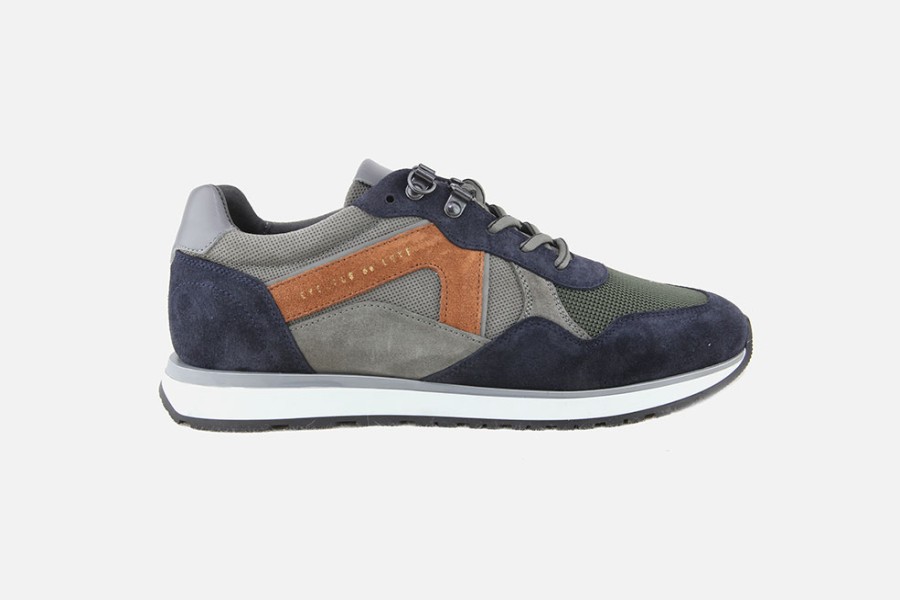 Men Cycleur de Luxe | Cycleur De Luxe - Campy Navy Grey Sneakers On Labotte