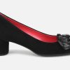 Women Pas de Rouge | Pas De Rouge - Trinity D Noir Pumps On Labotte
