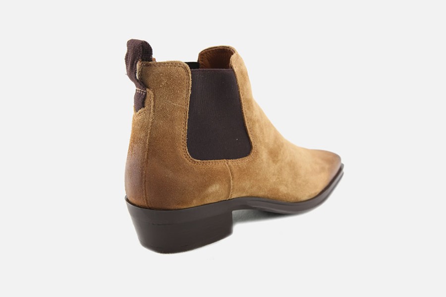 Women Clarks | Clarks - Alcina Top Tan Ankle Boots On Labotte