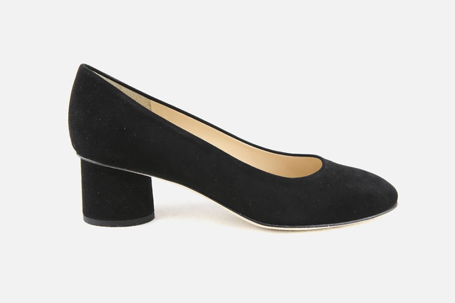 Women Brunate | Brunate - Bessy Daim Noir Pumps On Labotte