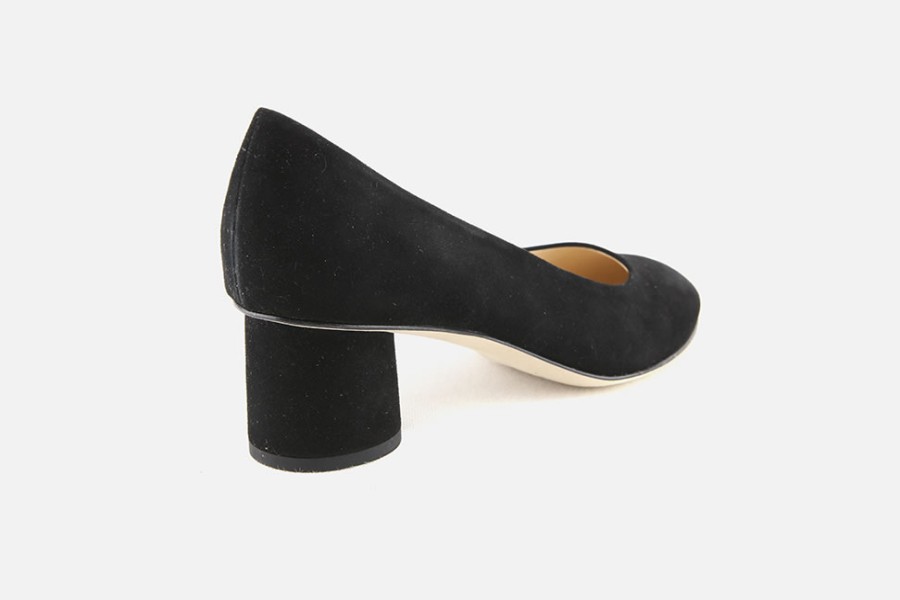 Women Brunate | Brunate - Bessy Daim Noir Pumps On Labotte