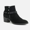 Women Tamaris | Tamaris - Tarazza Black Ankle Boots On Labotte