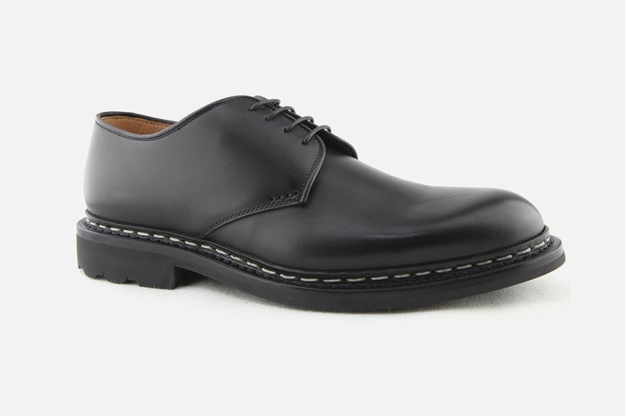 Men Heschung | Heschung - Crocus Noir Derbies On Labotte