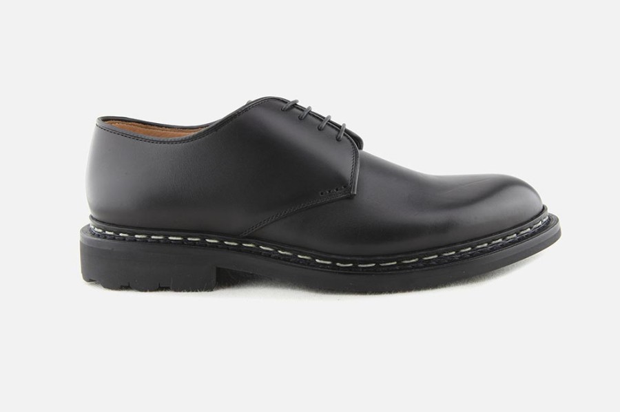 Men Heschung | Heschung - Crocus Noir Derbies On Labotte